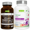 Vegan Omega-3 Algae Oil + Advanced Kids Multivitamin Gummy Bundle, High Concentration DHA & EPA + Vitamin A, B, C, D3 & E Igennus Healthcare Nutrition Au supplements