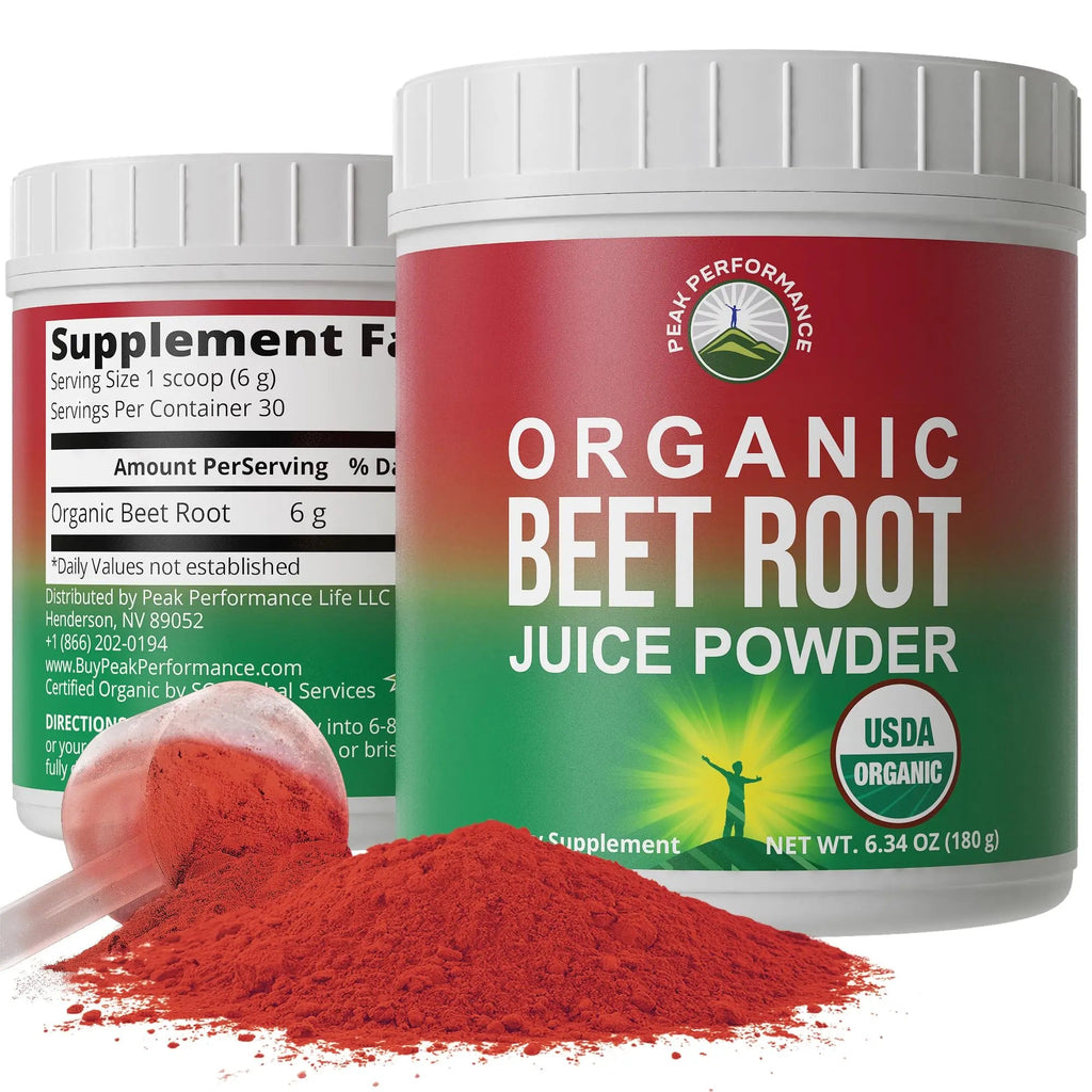 Organic Beet Root Powder - Ultra High Purity Super Food Beets Juice Powder. 100% Pure Nitric Oxide Boosting Beetroot Supplement. Keto, Paleo, Vegan Reds Superfood Rich in Polyphenols Peak Performance Au supplements