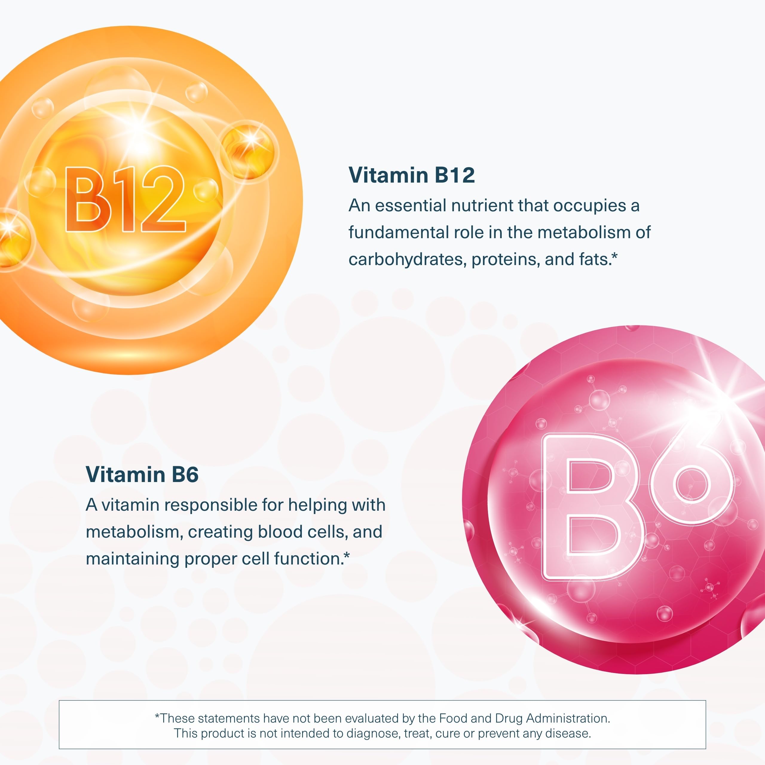 Youtheory B12B6 - Vitamin B12 & B6 - Supports Mood, Nervous System & Metabolism* - Aids Memory & Stress Management*