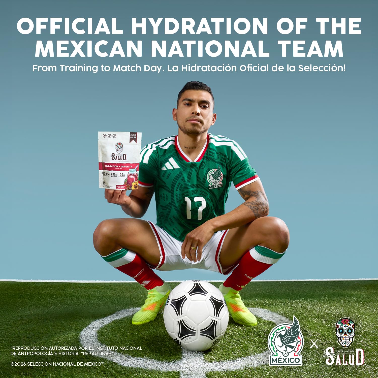Salud 2-in-1 Hydration Packets + Immunity Electrolytes Powder, Mango - Agua Fresca Drink Mix, Elderberry, Dairy & Soy Free, Non-GMO, Gluten Free,