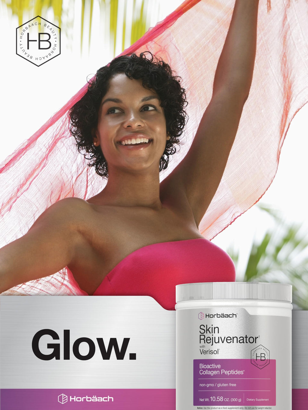 Horbäach Skin Rejuvenator with Verisol 10.58 oz | Bioactive Collagen Peptide Powder | Types I and III | Non GMO, Gluten Free Supplement Horbäach Au supplements