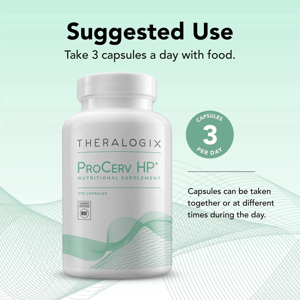 Theralogix ProCerv HP High-Potency Multivitamin - 90-Day Supply - Support for Women & Men - Immune Support Supplement Theralogix Au supplements