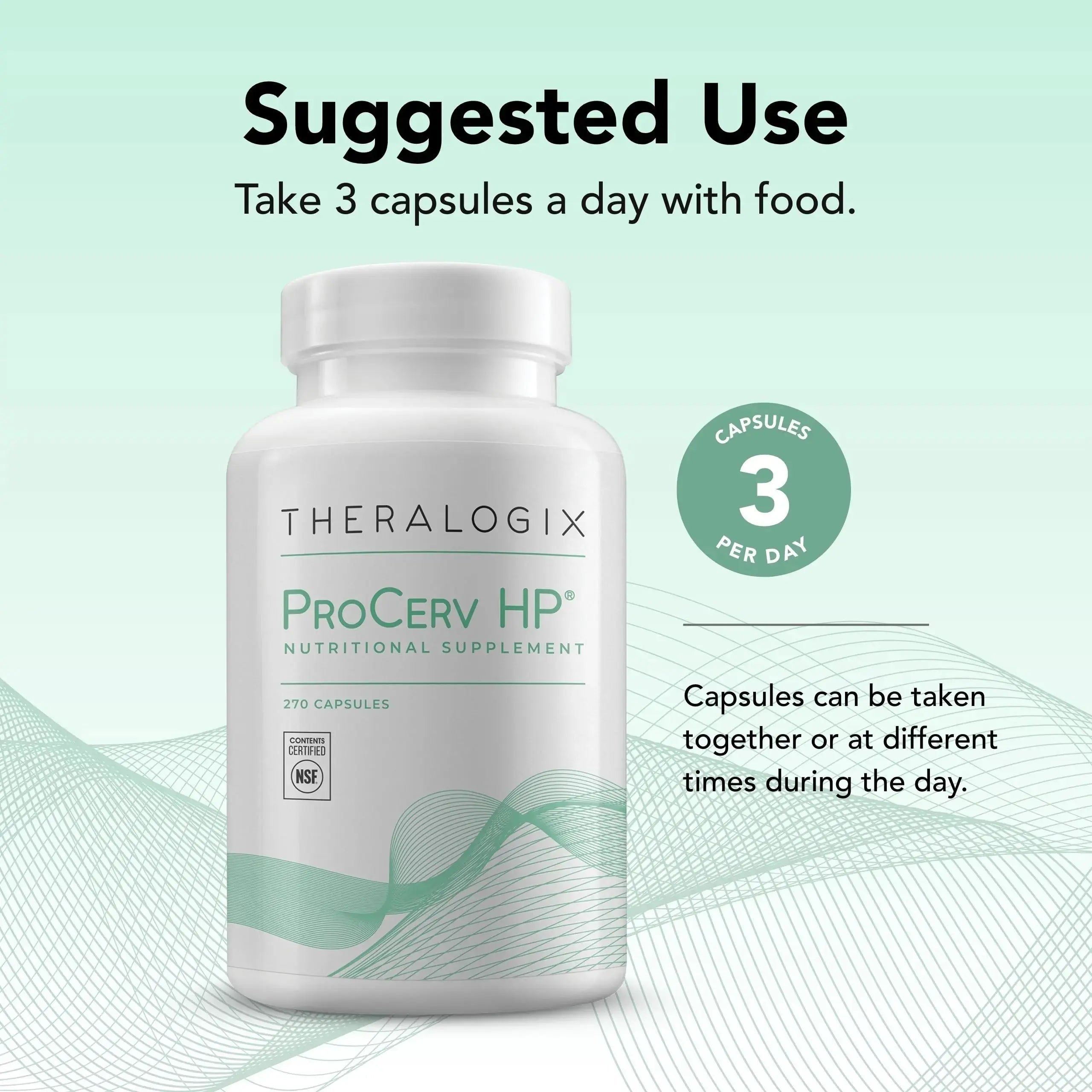 Theralogix ProCerv HP High-Potency Multivitamin - 90-Day Supply - Support for Women & Men - Immune Support Supplement Theralogix Au supplements