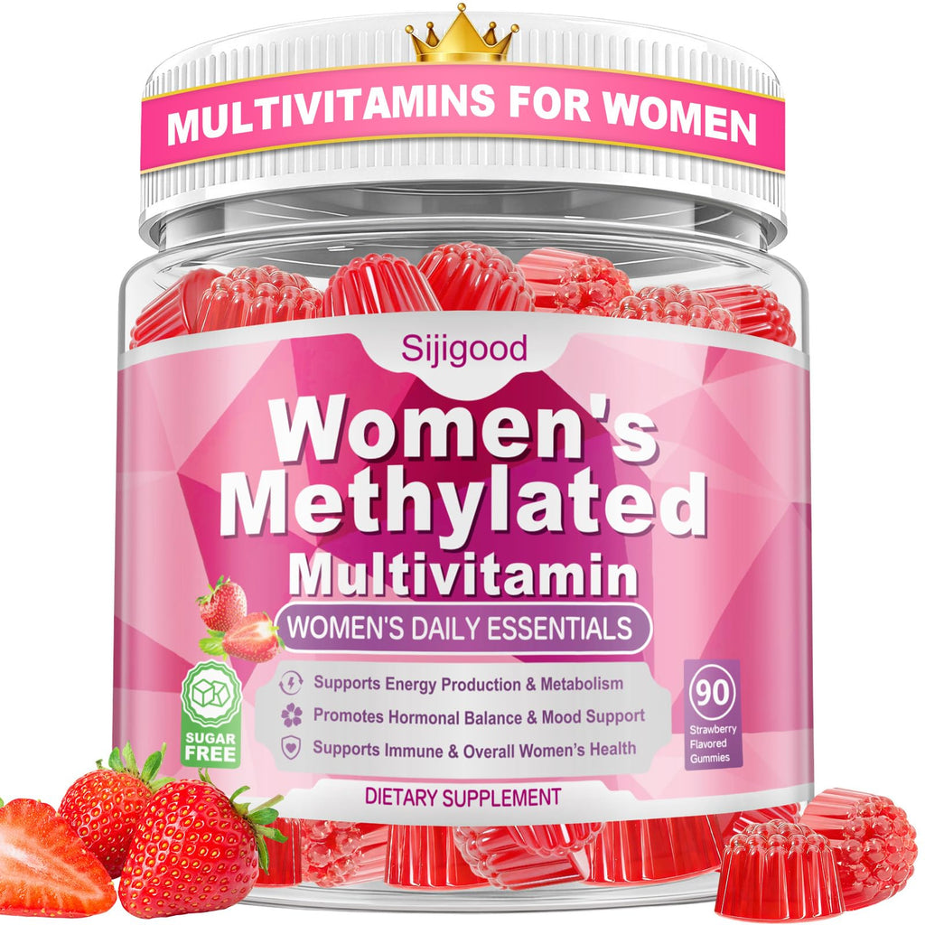 Sijigood 90 Count | Methylated Multivitamin Gummies for Women – Womens Multivitamin Gummies with B Complex, Minerals, CoQ10, Myo-Inositol for Energy, Hormone Balance & Immune Support Sugar Free Sijigood Au supplements