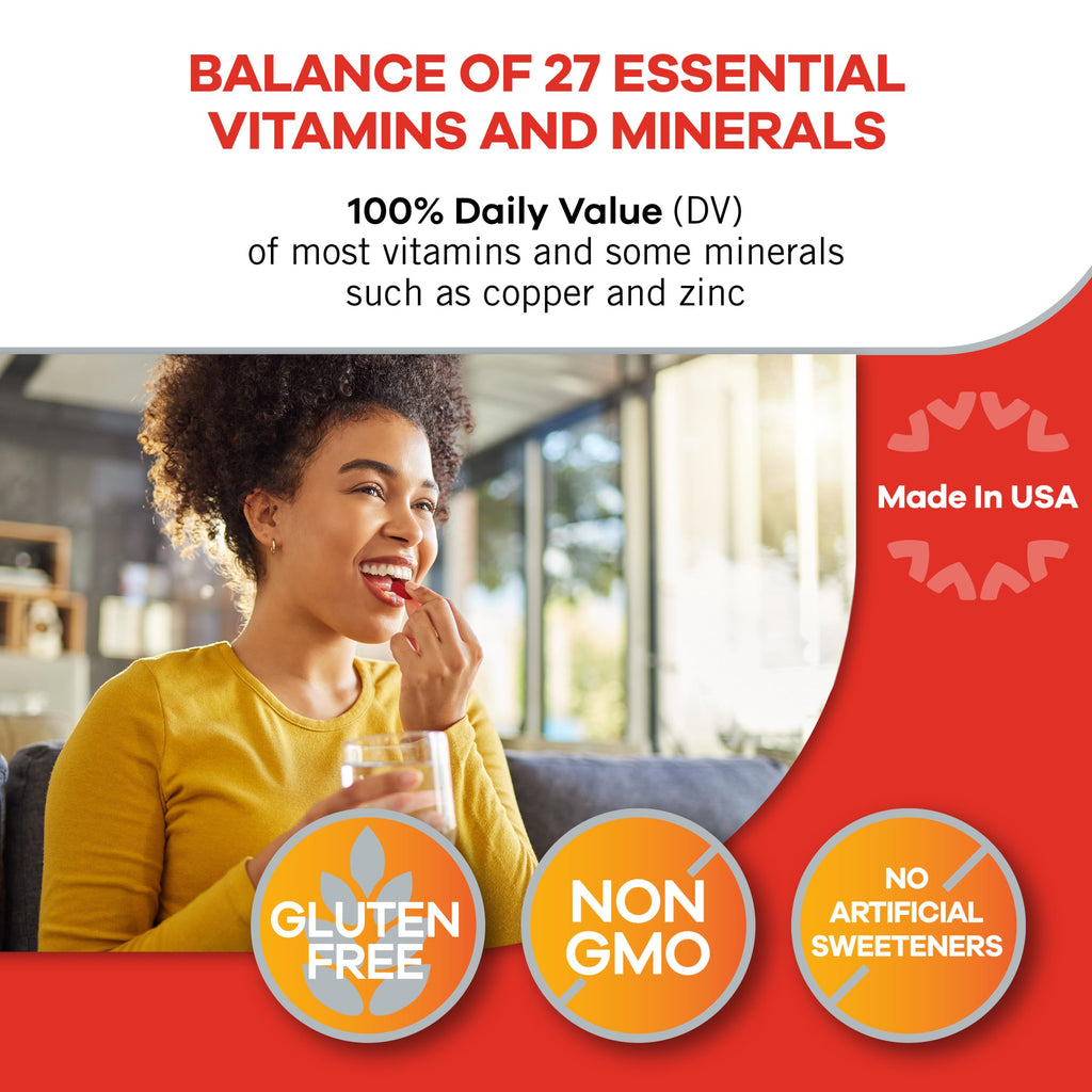Geritol, Multivitamin Supplement, Contains B-Vitamins, Antioxidants, Vitamins C, E & D and Iron, 26 Essential Vitamins and Minerals, Gluten-Free