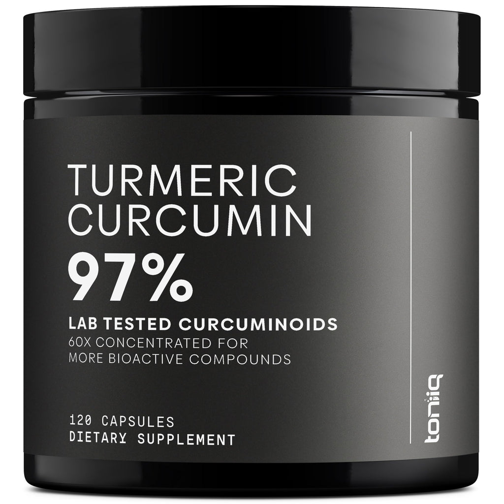 Turmeric Curcumin - Ultra High Potency 60:1 Extract with 97% Curcuminoids - 1200mg Per Serving - Black Pepper & MCT Oil for Enhanced Absorption - Third-Party Lab Tested - 120 Capsules Toniiq Au supplements
