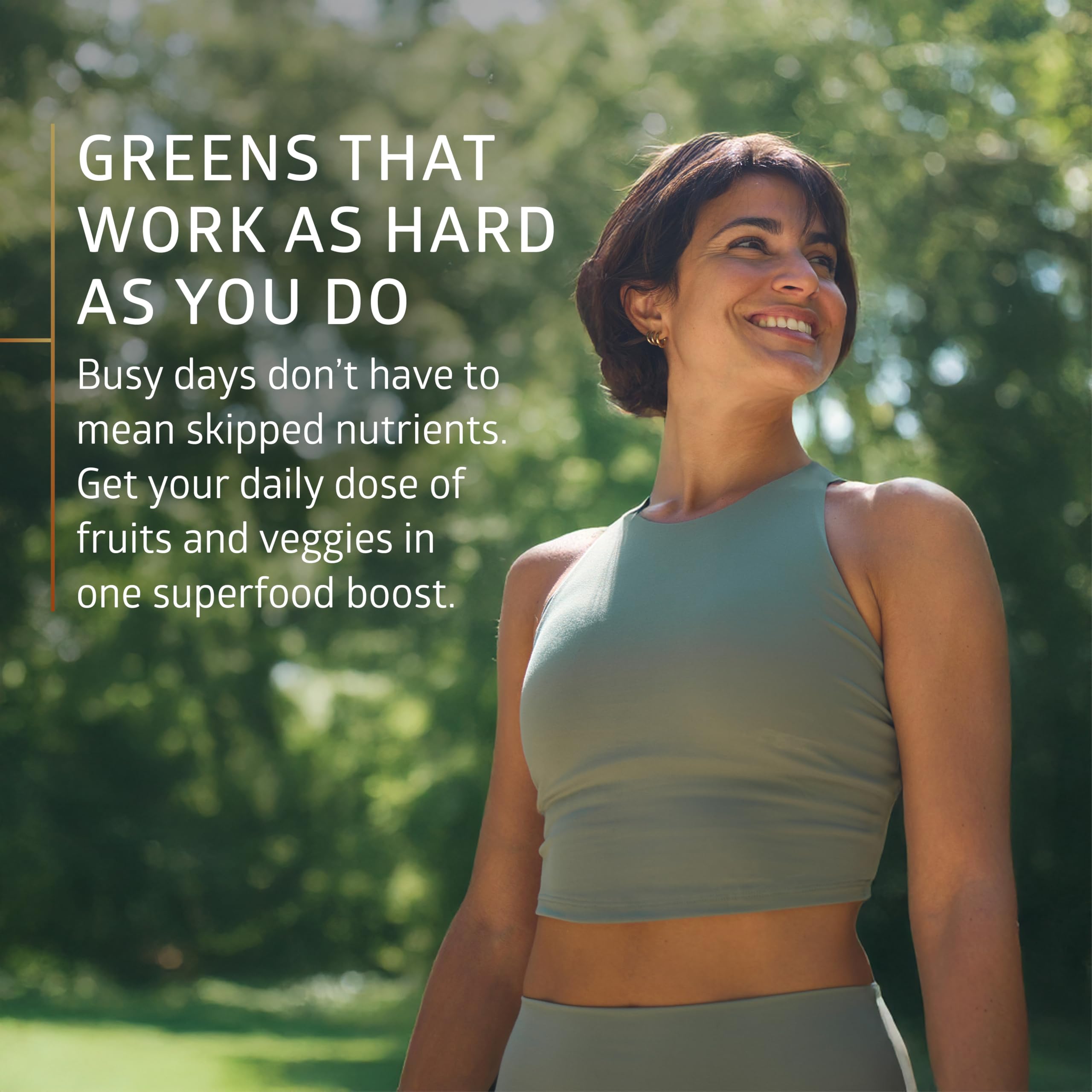 Number One Nutrition USDA Organic and Easy-to-Take Super Greens, Better Than Powder Fruits & Veggies Supplement with 28 Superfood