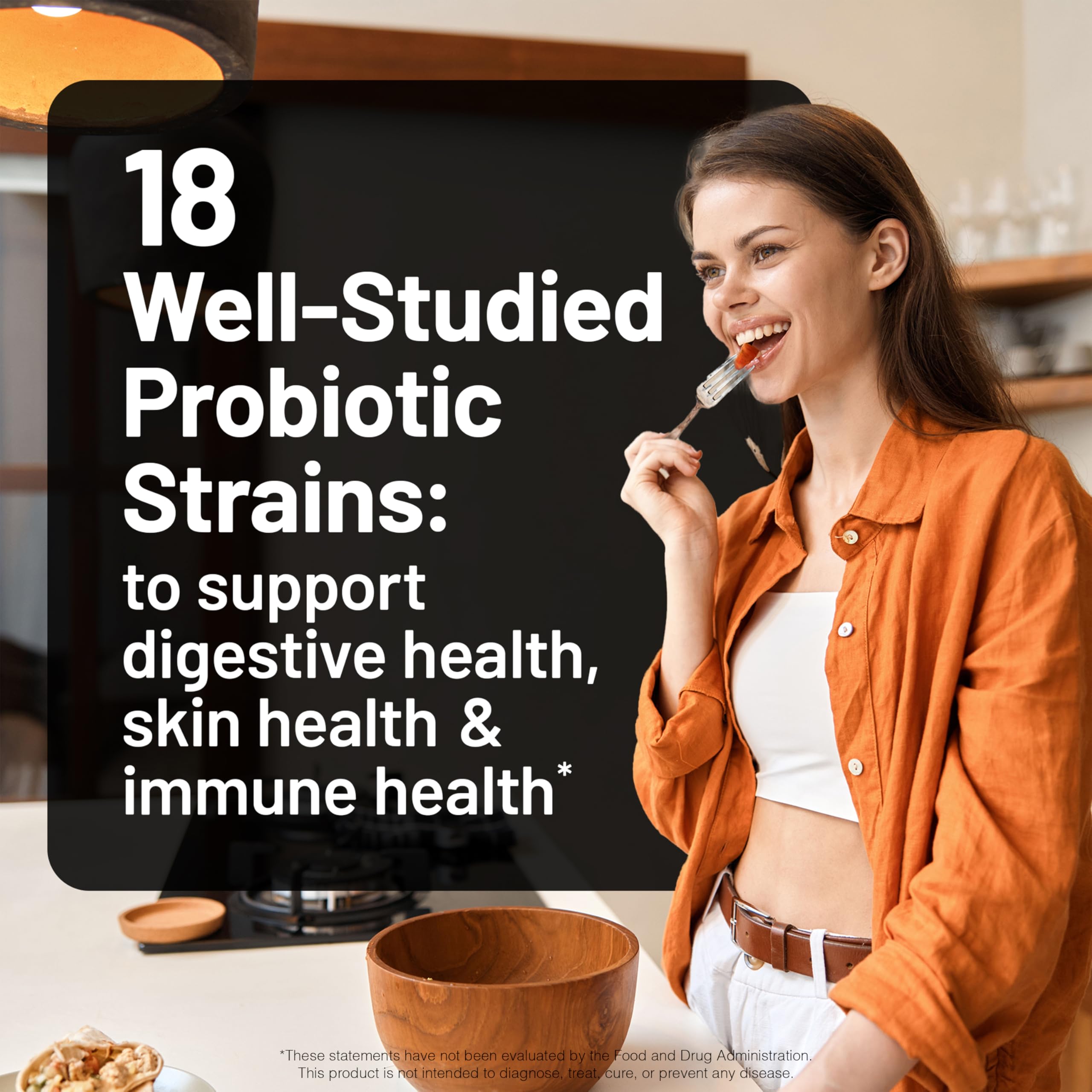 NatureWise Max Probiotics for Women & Men - 30 Billion CFU 18 Strains With Prebiotics - For Gut & Digestive Health - Delayed-Release Capsules, Gluten Free - 60 Capsules[2-Month Supply] NatureWise Au supplements