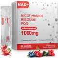 Zooone NAD+ Liquid Supplement 1000mg, Nicotinamide Riboside & Resveratrol, Extra Strength Berry Flavor Drink Mix for Energy, Focus & Anti-Aging -30 Pack Zooone Au supplements