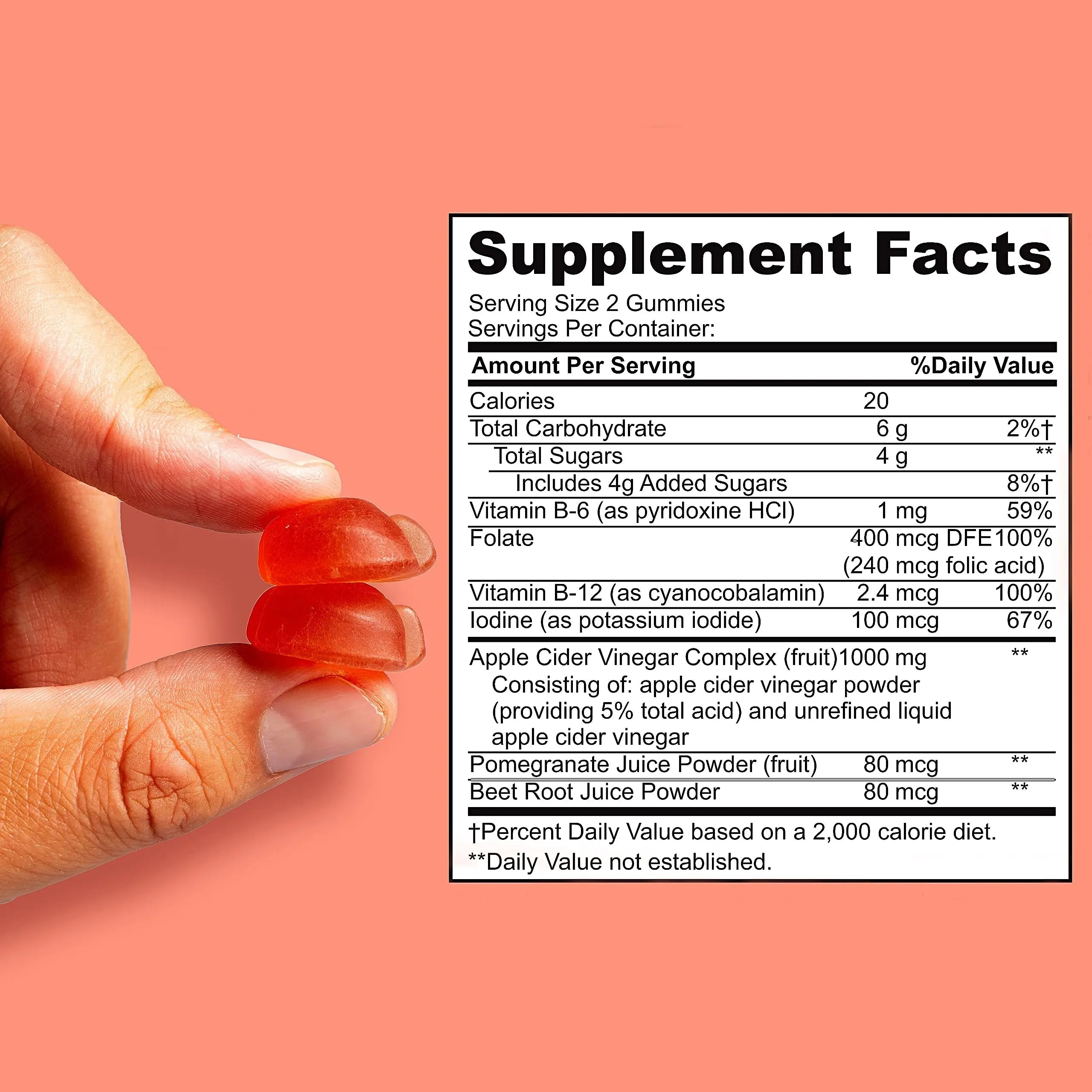 Willprov Health Apple Cider Vinegar Gummies - 1000mg ACV with Mother for Metabolism Willprov Health Au supplements