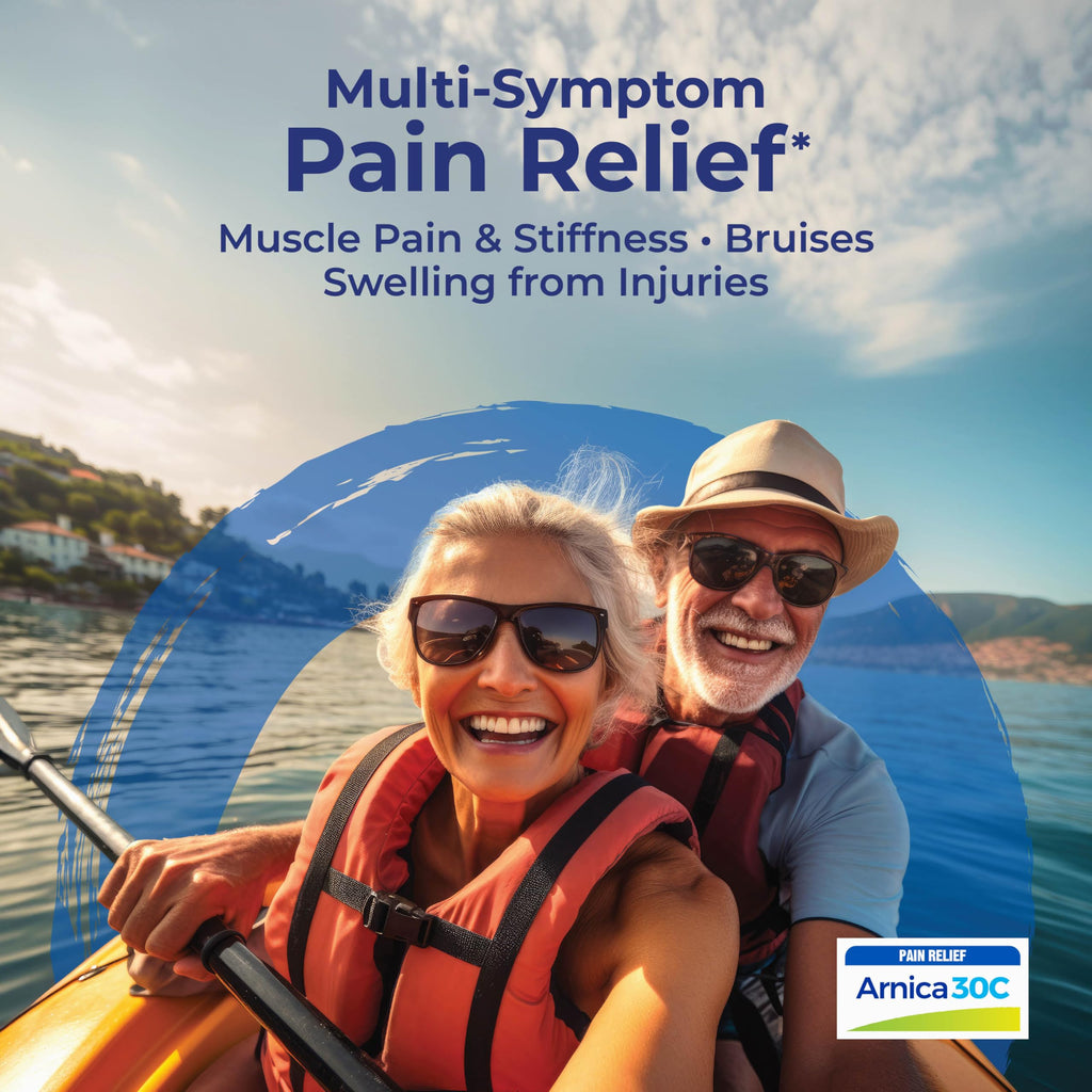Boiron Arnicare Tablets - 100 Count for Pain Relief from Muscle Pain, Joint Soreness, Swelling from Injury or Bruises - Arnica Meltaway Tabs Boiron Au supplements