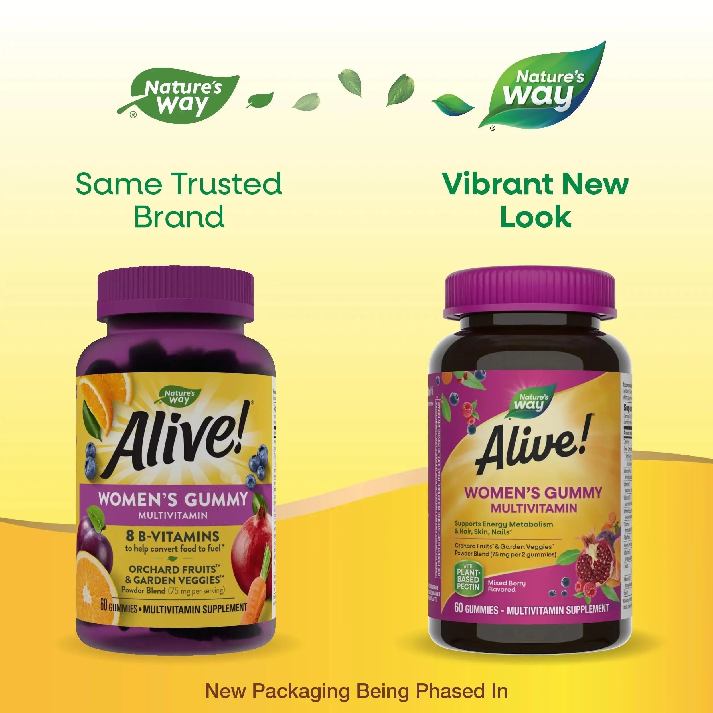 Nature's Way Alive! Women’s Gummy Multivitamin, 16 Vitamins & Minerals, Energy Metabolism*, Hair Skin & Nails Nature's Way Au supplements