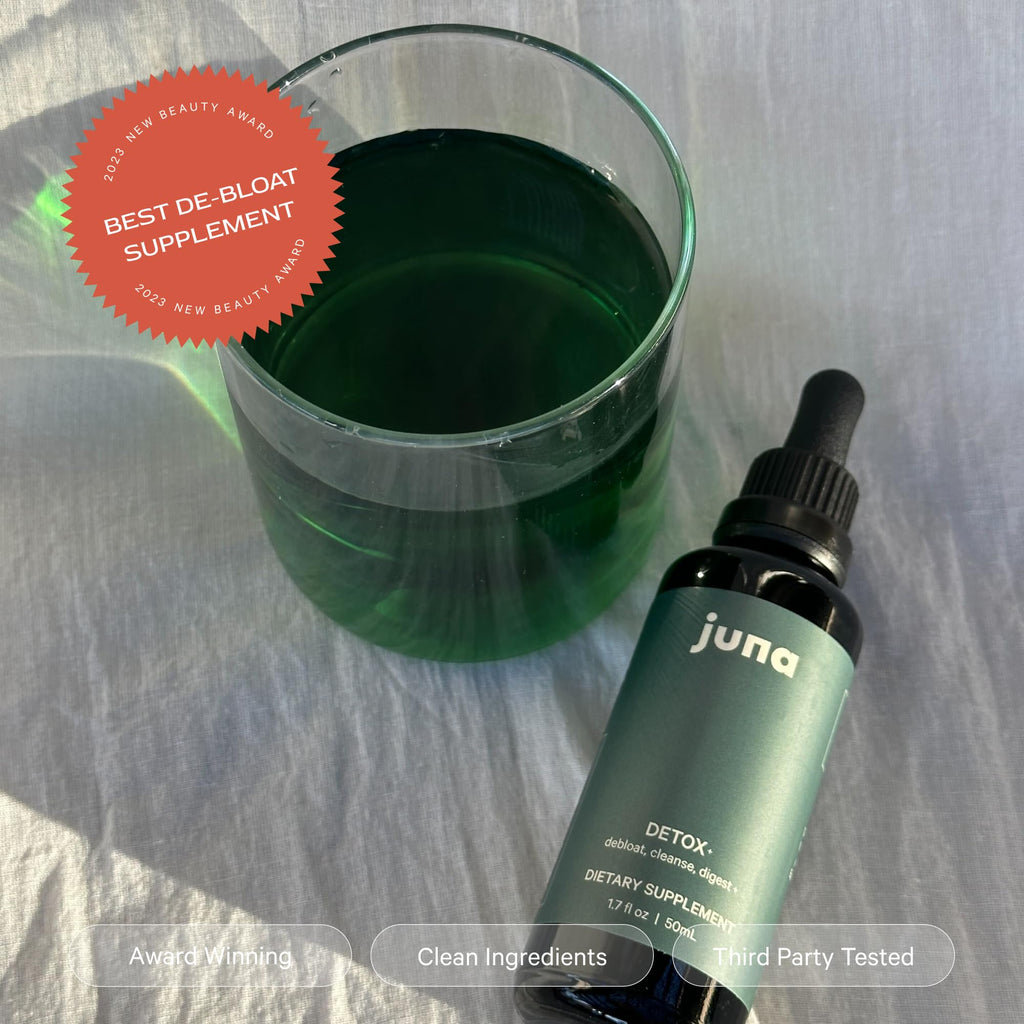 Juna Detox Chlorophyll Drops — Daily Wellness & Detox Support | Lemon Mint Spa Water Taste | Supports Cellular Health, Cleanse