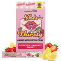 Legendairy Milk She’s Thirsty – Strawberry Lemonade, No Sugar Added Electrolytes Powder Packets–Coconut Water Mix for Women, Instant Hydration Packets,