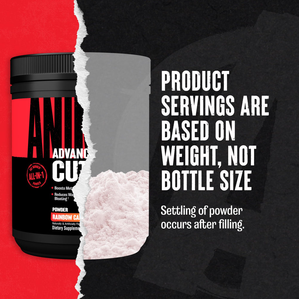 Animal Cuts Thermogenic Fat Burner Powder - Weight Loss for Women and Men for Metabolism, Energy, Focus, and Nootropic Brain Support with Ketones Appetite Suppressant