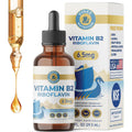 Vykee Nutrition Vitamin B2 Riboflavin Drops - Liquid B2 Supplement for Energy Metabolism, Cellular Function and Vision Support - Vegan, Non-GMO, Gluten-Free