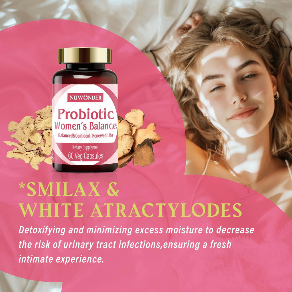 NUWONDER Women's probiotic - Natural Vaginal Support Supplement, Balanced & Confident NUWONDER Au supplements