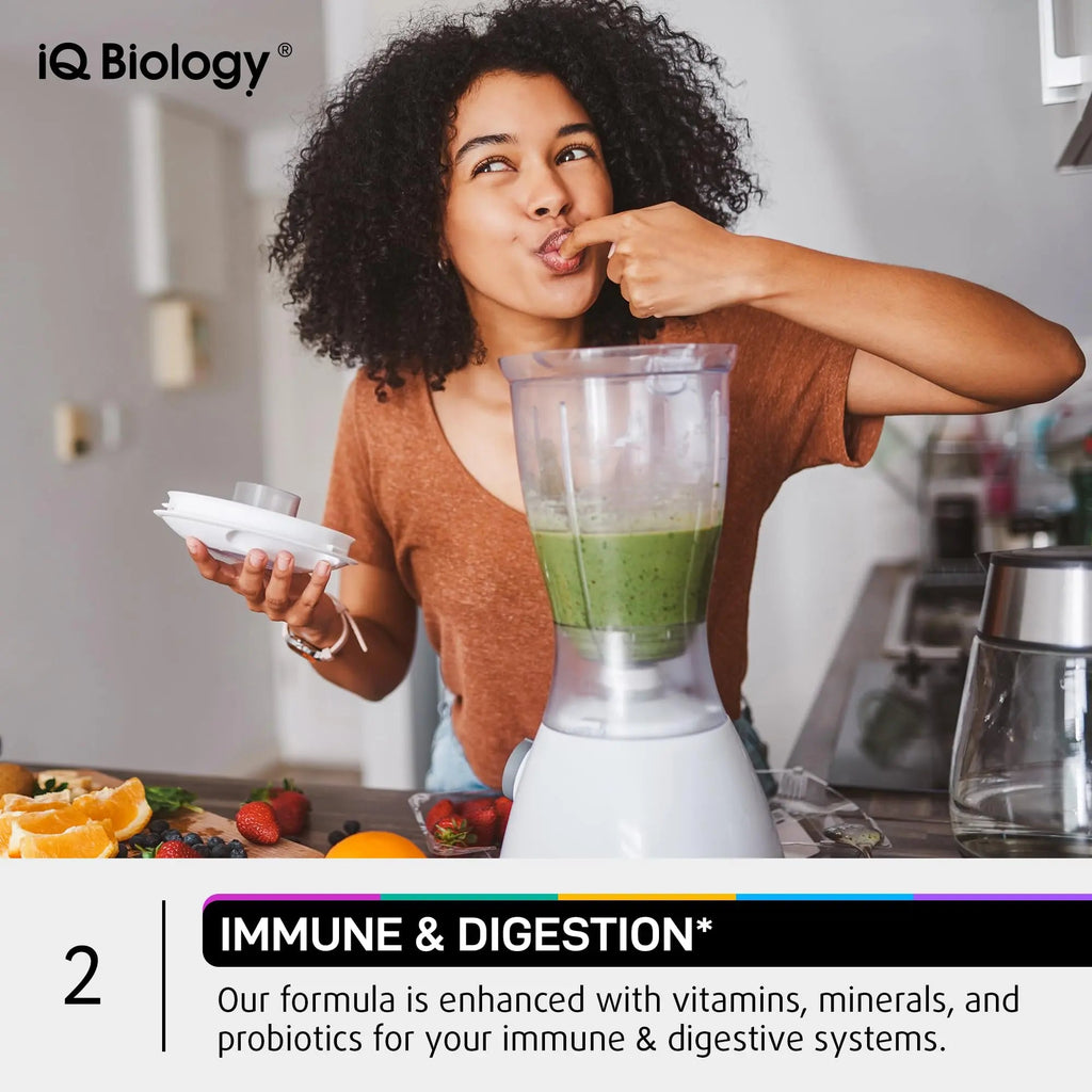 IQ BIOLOGY Biotin Collagen Keratin Astragalus Magnesium Ashwagandha Vitamin D3 Vitamin C IQ BIOLOGY Au supplements