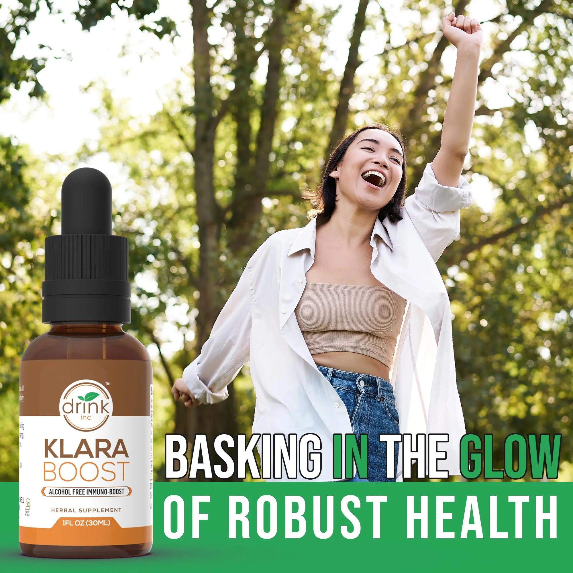 Drink Inc Klara Boost Alcohol Free Immuno-Boost | 30ML Herbal Supplement Drink Inc Au supplements