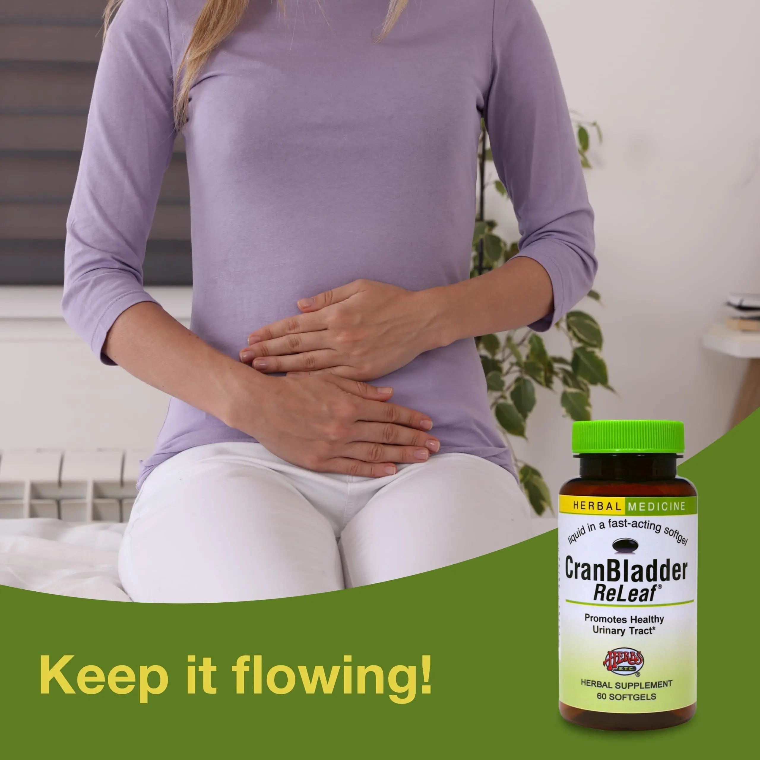 Herbs Etc. CranBladder ReLeaf Softgels - Bladder Health Support - Natural Supplement Formula to Aid Urinary Health & Comfort - Optimal Urinary Support with Cranberry - 60 Softgels (60 Servings) Herbs Etc. Au supplements