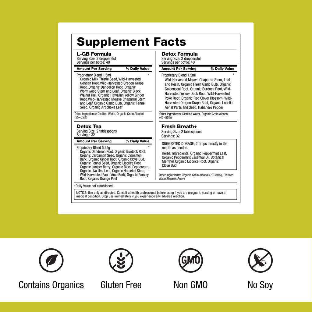 Dr. Schulze's 5-Day Liver Detox - 5-Day Liver Cleanse Kit - Supports Healthy Digestion & Energy - Gallbladder Cleanse - Plant-Based Ingredients - Gluten-Free & Vegan Dr. Schulze's Au supplements