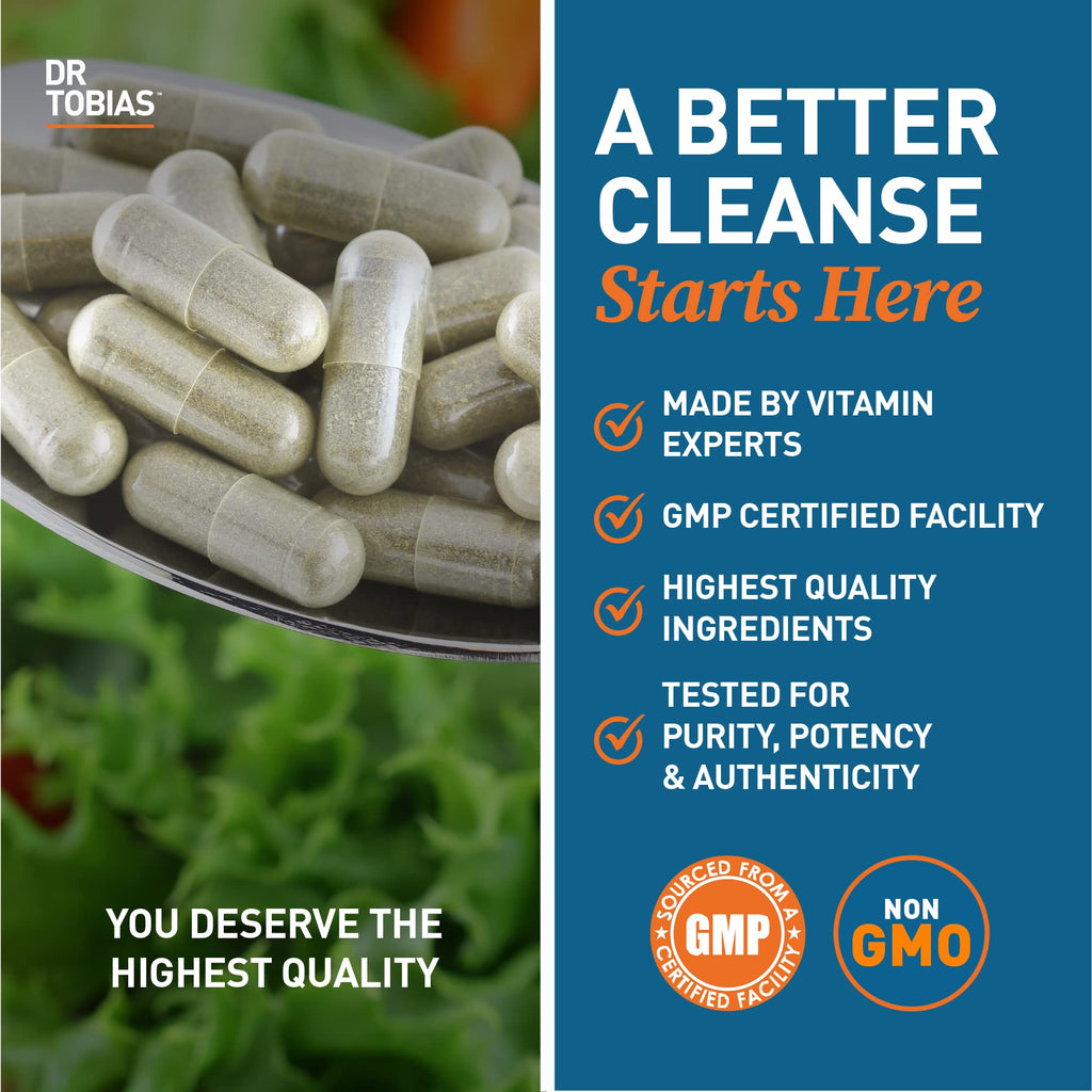 Dr. Tobias Colon Cleanse - Constipation Relief & Gut Health Support for Women & Men | 14 Day Colon Cleanser for a Gentle Colon Detox