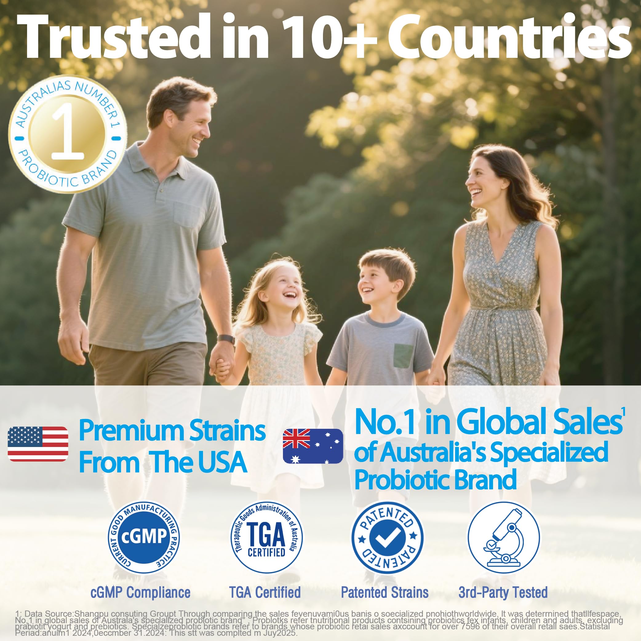 Life-Space Premium Broad Spectrum Probiotics, 2 Month Serving, 32 Billion CFU & 15 Diverse Strains, Formulated for Daily Digestive Health & Immune Health,
