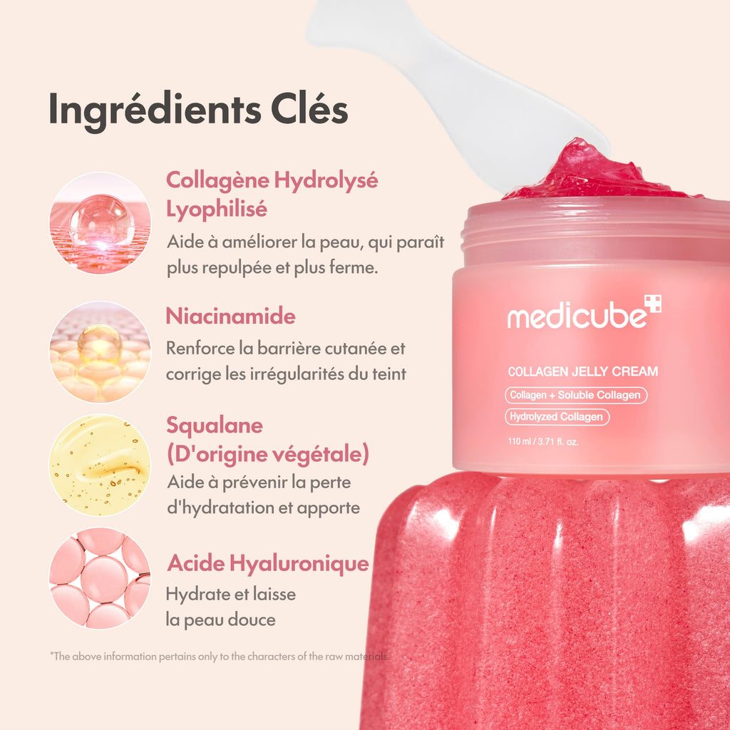 medicube Jelly Cream with Collagen, Niacinamide | Freeze-Dried Hydrolyzed Collagen