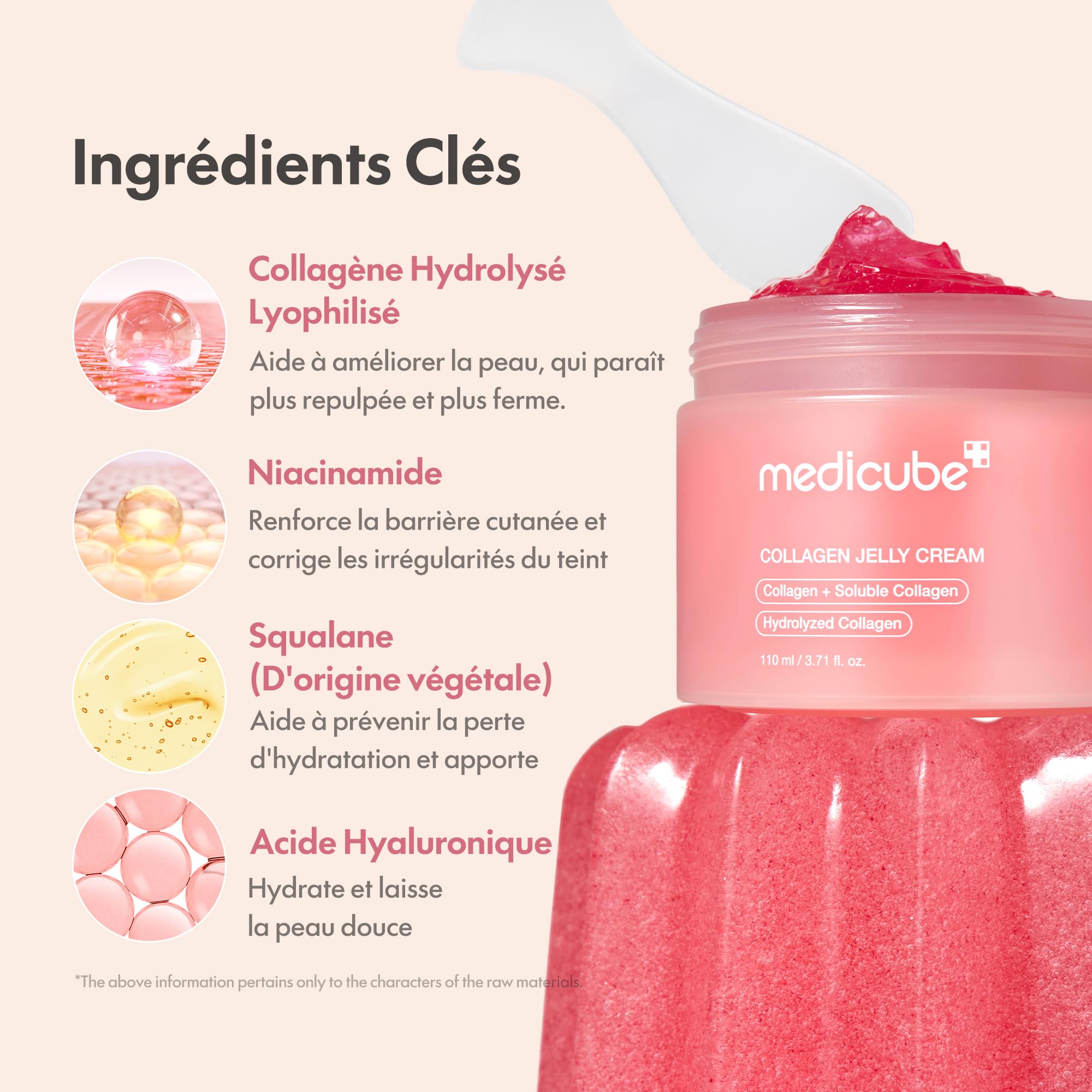 medicube Jelly Cream with Collagen, Niacinamide | Freeze-Dried Hydrolyzed Collagen