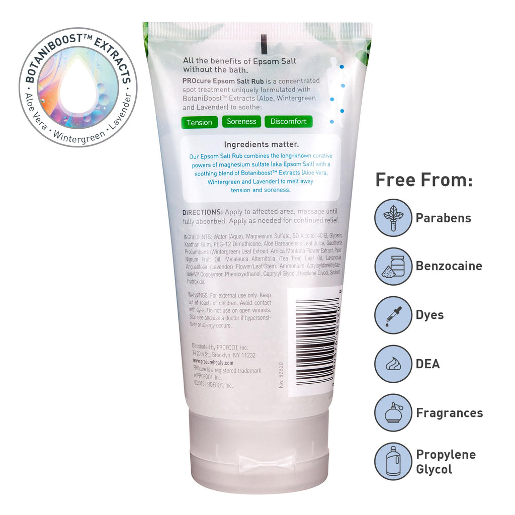 PROcure Epsom Salt Rub Gel – Concentrated Muscle Relief with Organic Aloe Vera & Essential Oils for Aches, Soreness & Tension – 2 Pack PROcure Au supplements