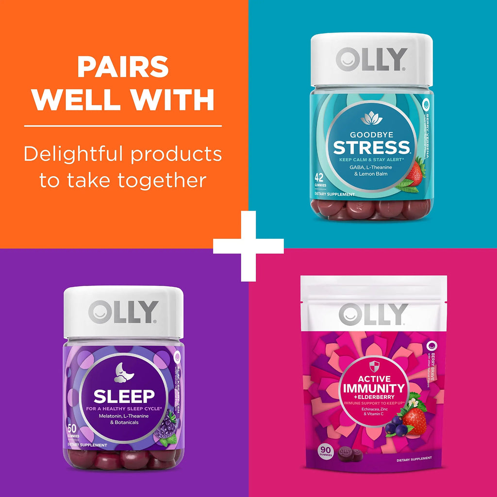 OLLY Laser Focus Gummy, Ginseng, Alpha GPC, B Vitamins, Berry Tangerine Flavor OLLY Au supplements