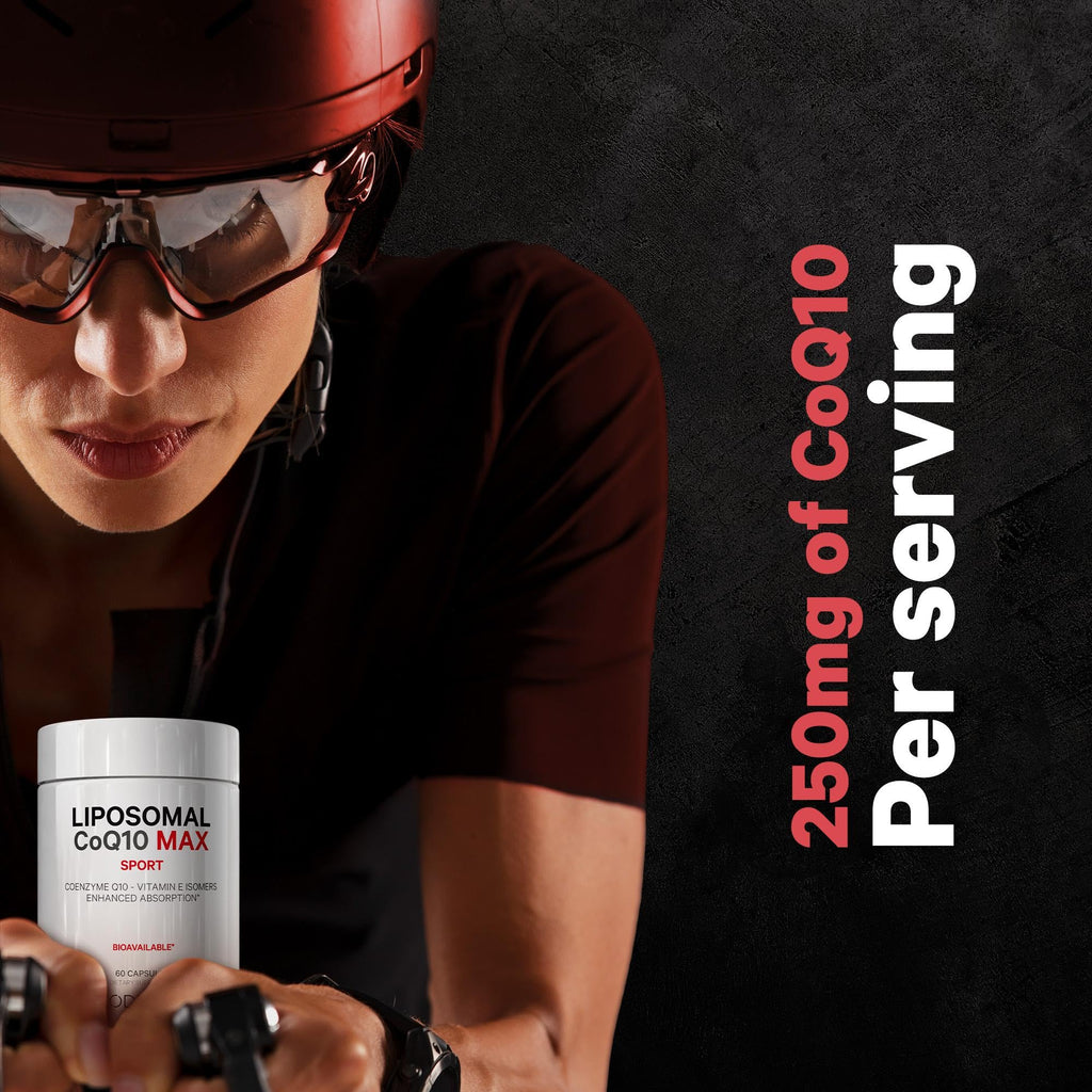 Codeage Liposomal CoQ10 Max Supplement - 250 mg Coenzyme Q10 with Vitamin E Isomers Tocopherols - 2-Month Supply - 1 Capsule Per Serving - Liposomal Delivery - Non-GMO, Gluten-Free - 60 Capsules Codeage Au supplements