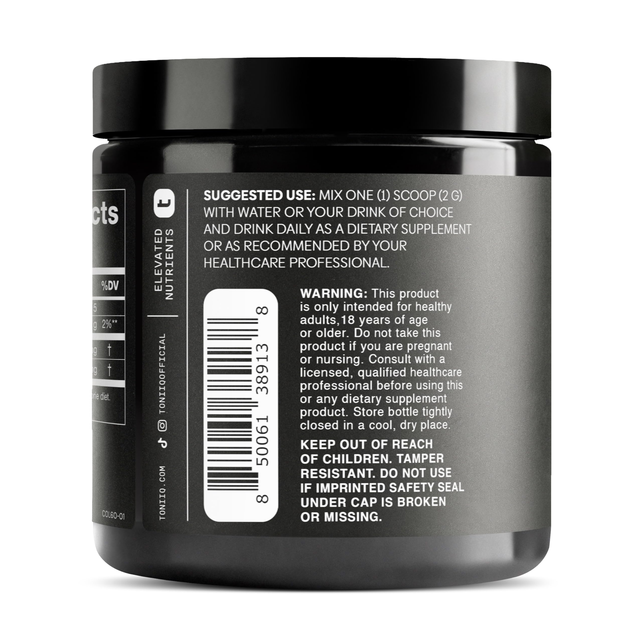 Ultra High Strength Bovine Colostrum Powder - 50% IgG - 2,000mg per Serving - Third Party Tested for Potency - Supports Immune, Gut, and Skin Health - 30 Servings -Premium Bovine Colostrum Supplement Toniiq Au supplements