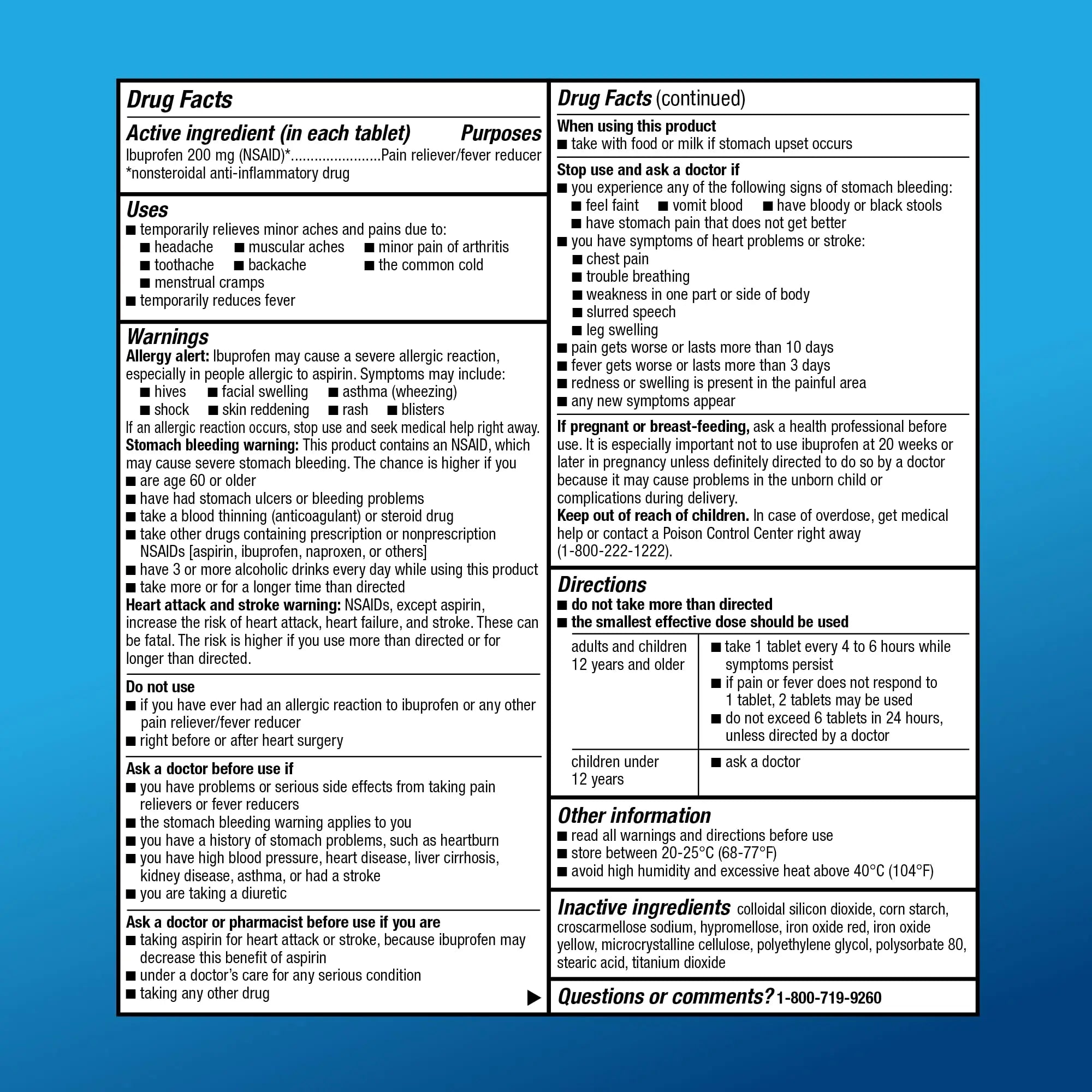 Amazon Basic Care Ibuprofen Tablets, Fever Reducer and Pain Relief from Body Aches Amazon Basic Care Au supplements
