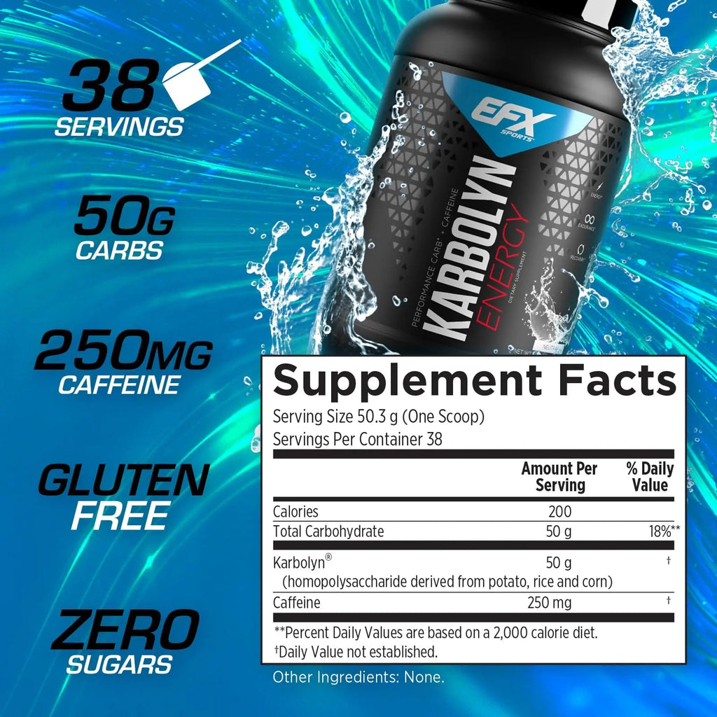 EFX Sports Karbolyn Energy | Performance Carbohydrate Powder + Caffeine | Carb Load EFX Sports Au supplements
