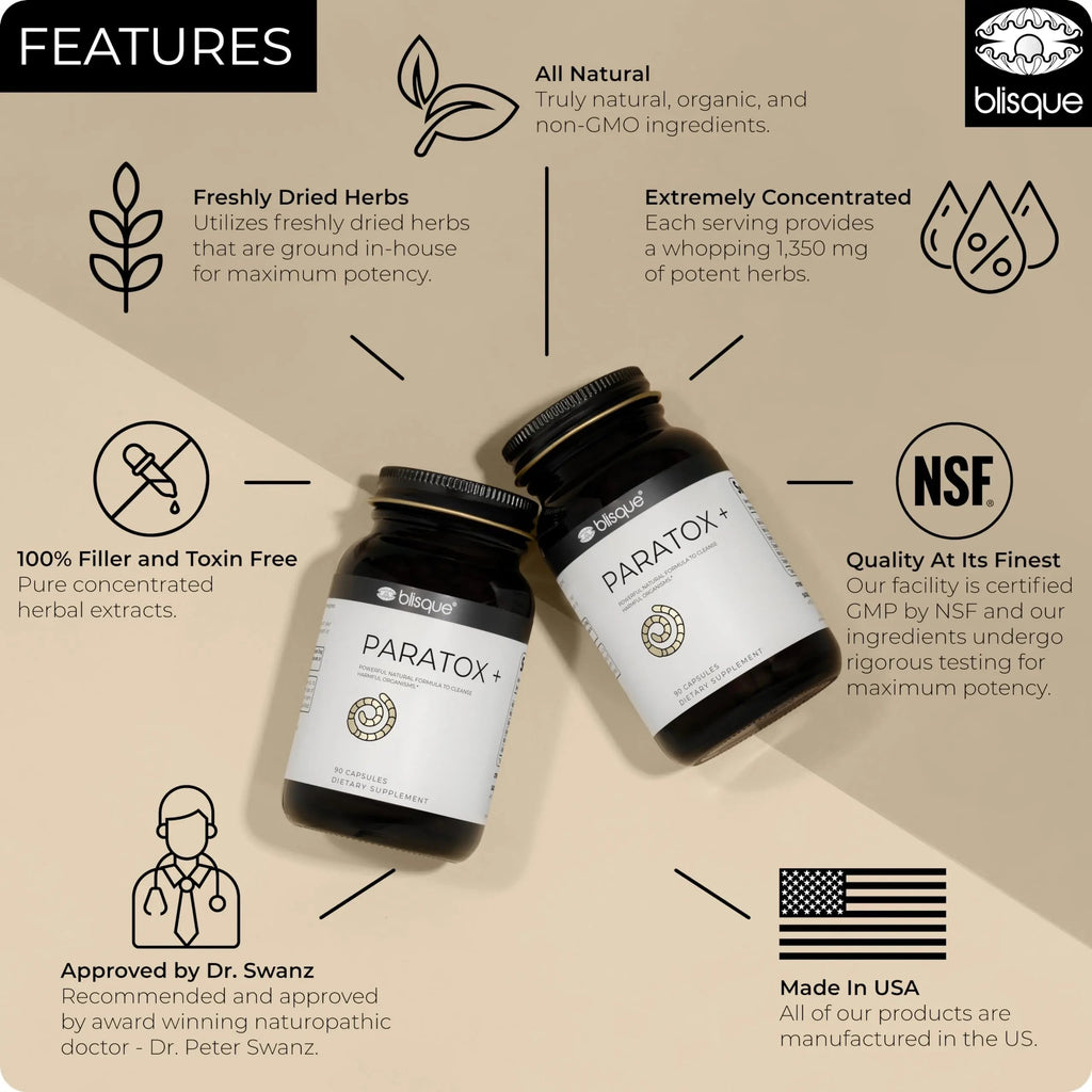 Blisque – Natural para Cleanse Support Supplement to Eliminate Harmful Organisms Blisque Au supplements