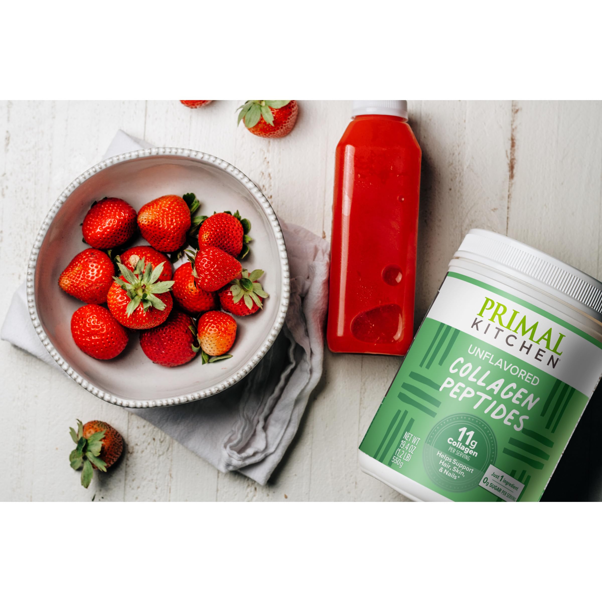 Primal Kitchen Collagen Peptides, Unflavored Collagen Powder, 1.2 Pounds