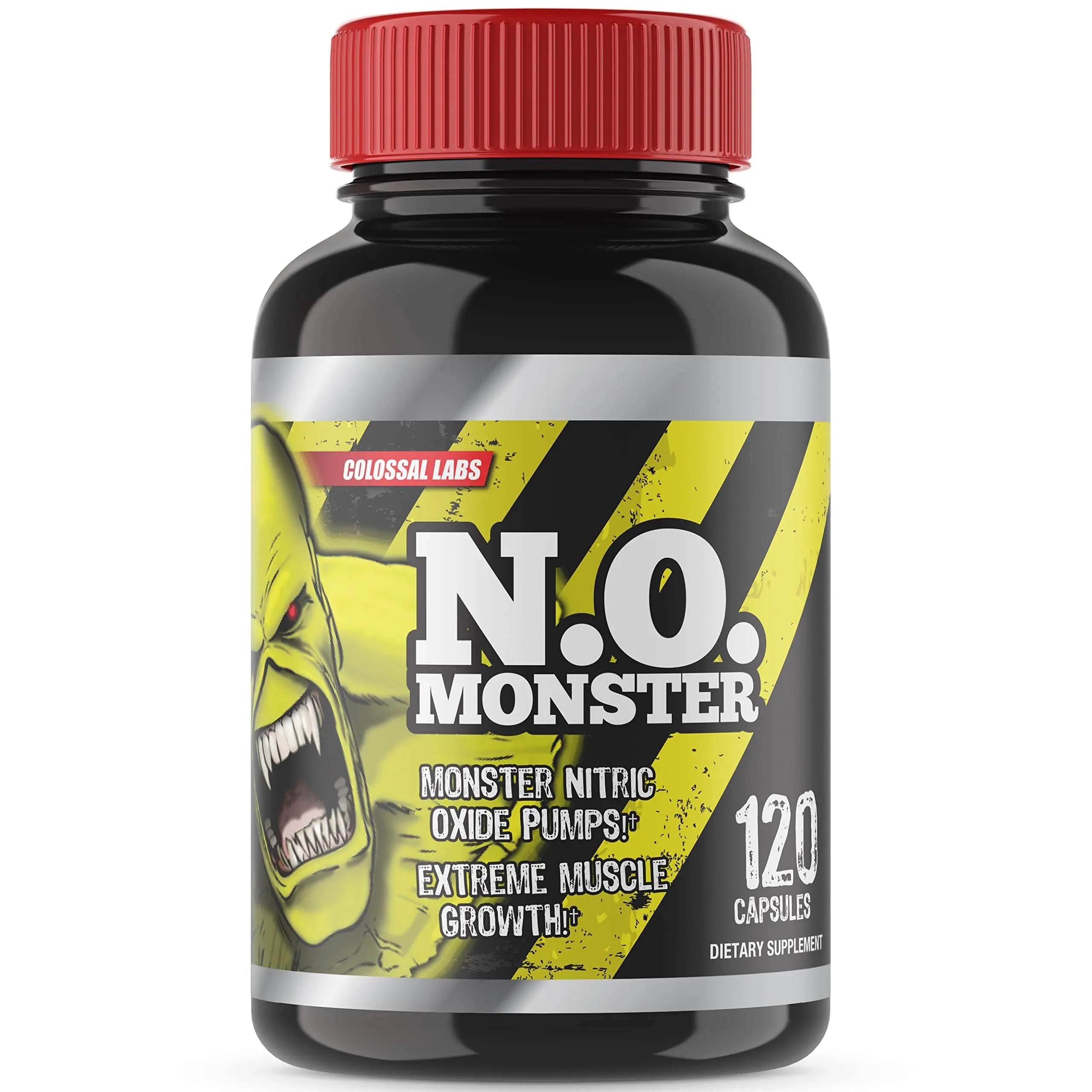 Colossal Labs Nitric Oxide Booster with L-Arginine, Extreme Pumps to Build Strength Goliath Labs Au supplements