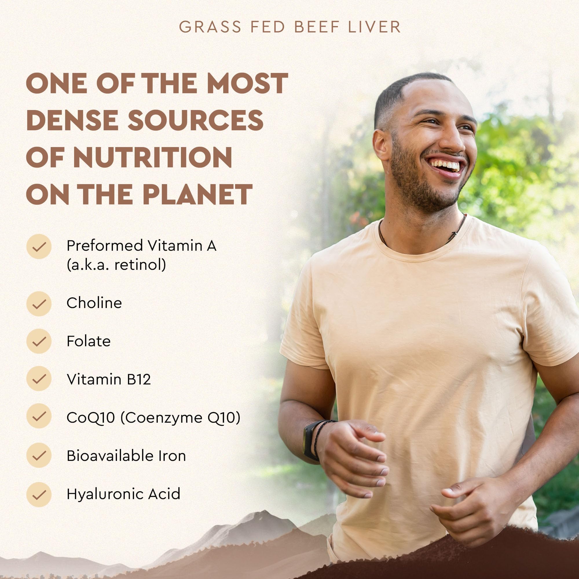 Ancestral Supplements Grass Fed Beef Liver 180 Capsules, Supports Energy Production, Detoxification, Digestion, Immunity and Full Body Wellness