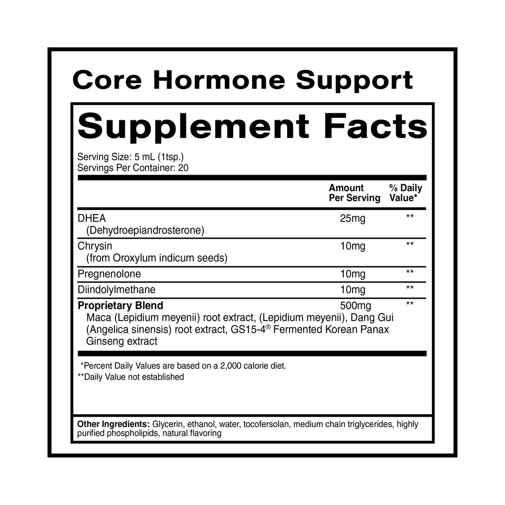 Quicksilver Scientific Core Hormone Support 3.88 fl oz (100ml) Quicksilver Scientific Au supplements