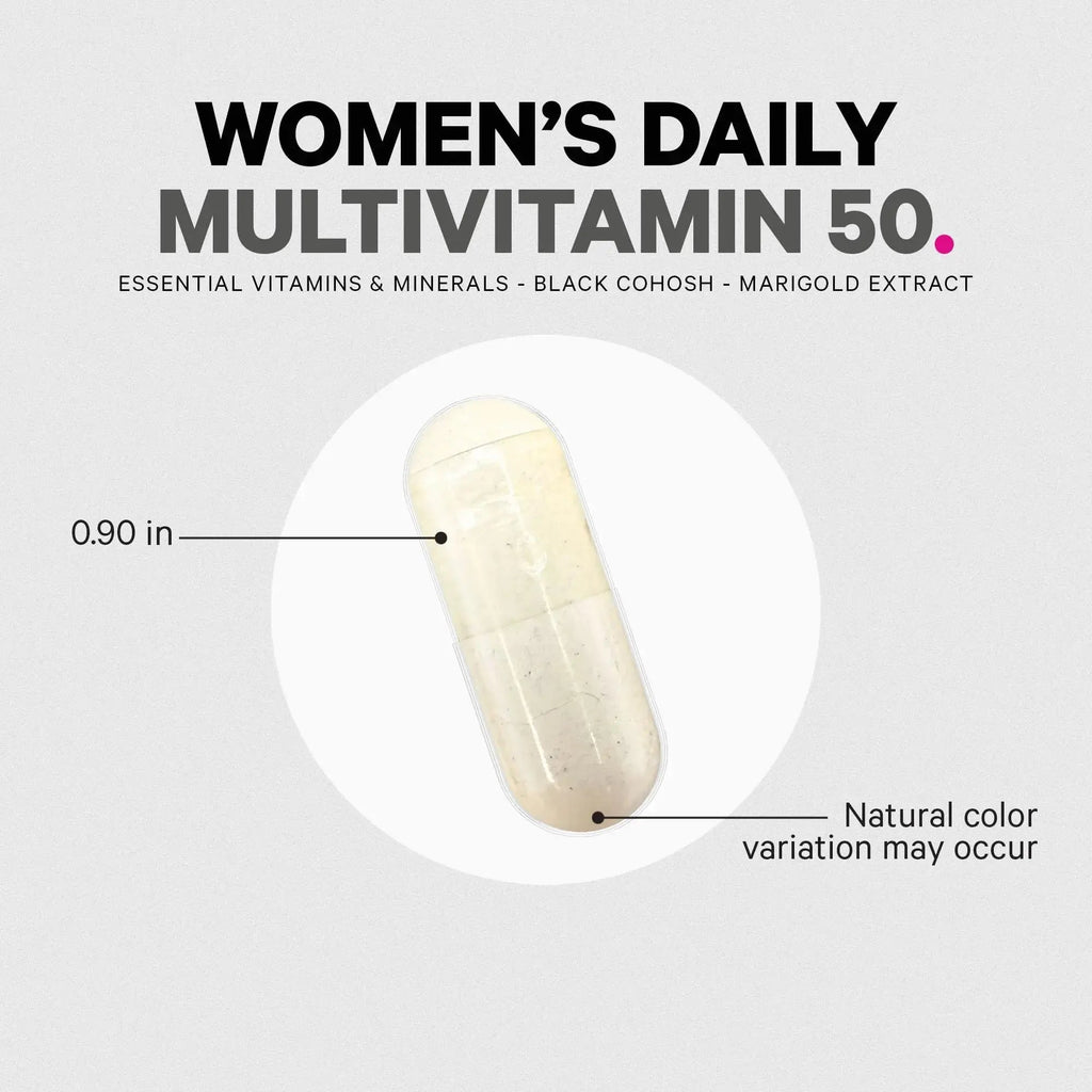 Codeage Women’s Multivitamin 50 - Essential Vitamins for Women Over 50, Methylated Folate, Magnesium, Selenium, Vitamin B6, B12, D3 Antioxidants Codeage Au supplements