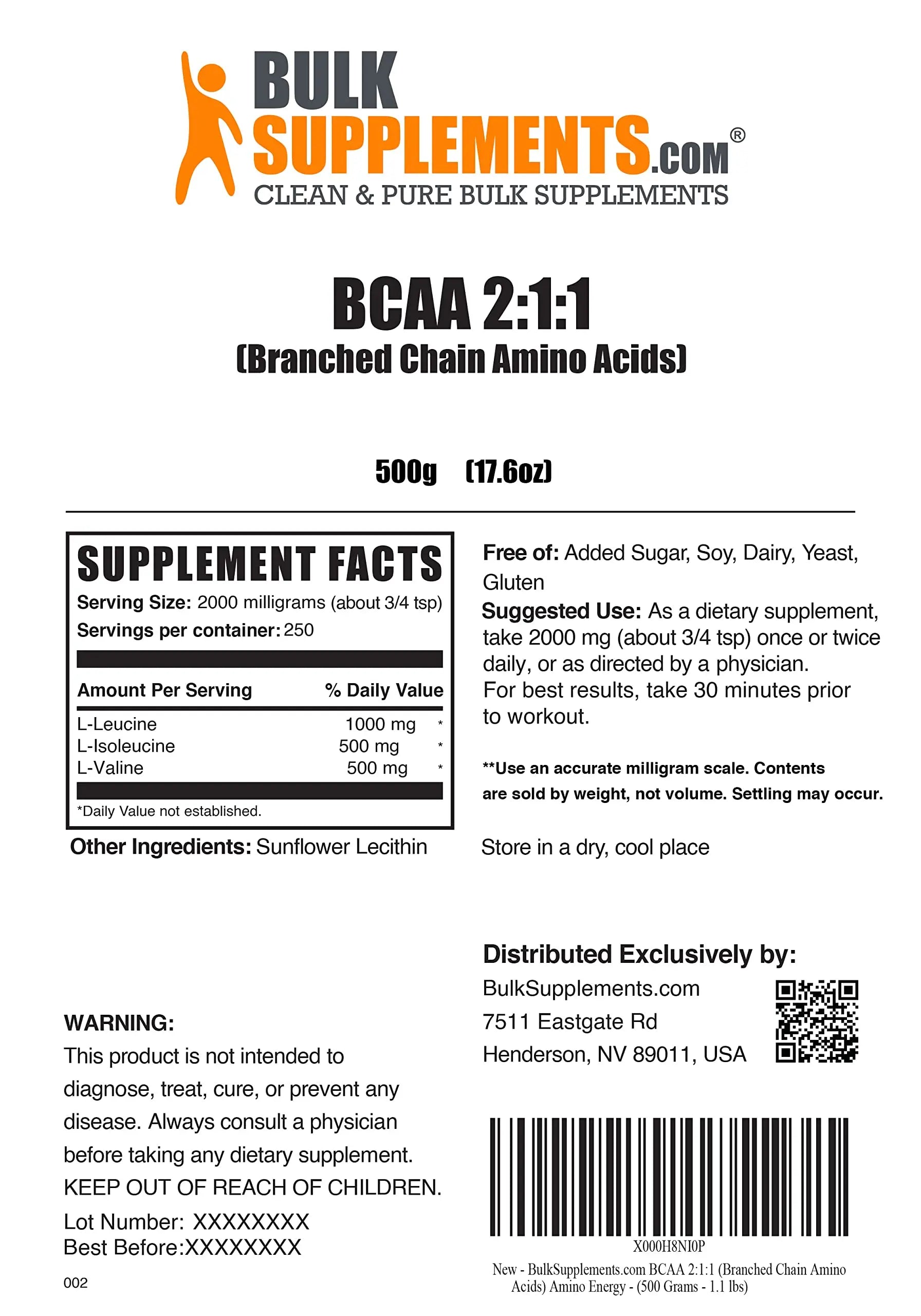 BULKSUPPLEMENTS.COM Beta Alanine Powder (500g), with L-Citrulline Malate 2:1 Powder BULKSUPPLEMENTS.COM Au supplements