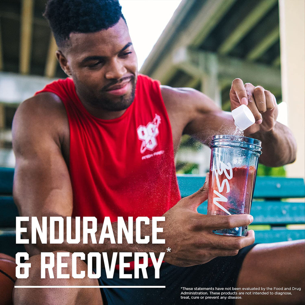 BSN Amino X Muscle Recovery & Endurance Powder, BCAAs, 10 Grams of Amino Acids, Keto Friendly, Caffeine-Free, Support Endurance, Zero Sugar, Fruit Punch, 30 servings,