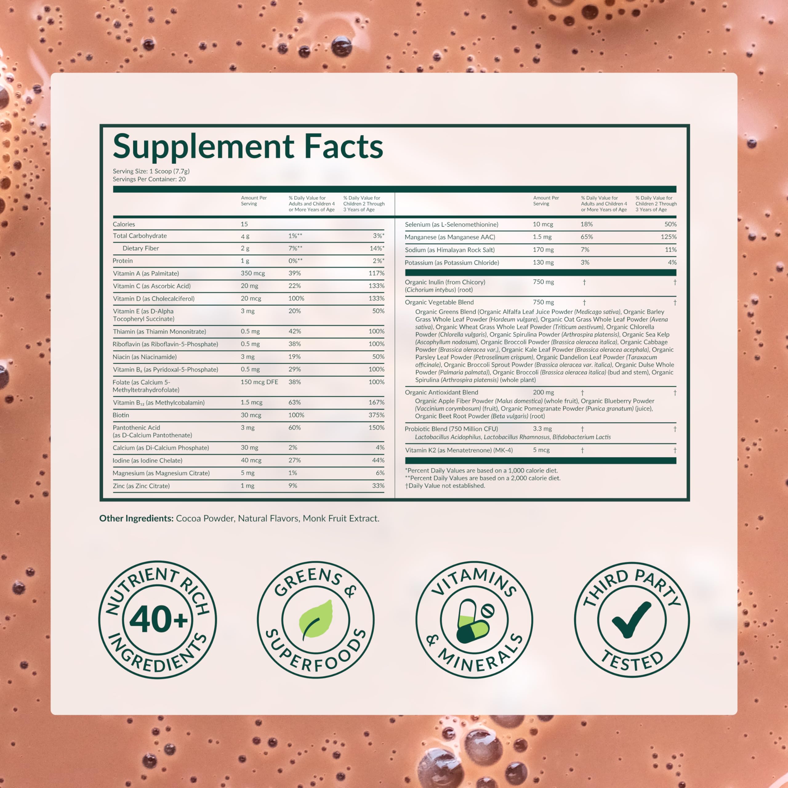 Beam Kids Multivitamin Powder – Kids Vitamins with Greens, Probiotic & Prebiotic, Immune Support for Children & Toddlers, No Artificial Sweeteners, For Picky Eaters,