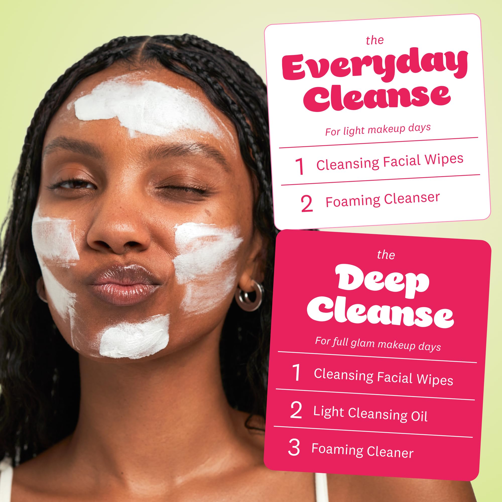 The Face Shop Rice Water Bright Foaming Facial Cleanser with Ceramide, Gentle Face Wash for Hydrating & Moisturizing,
