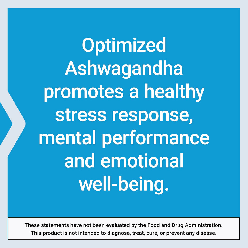 Life Extension Optimized Ashwagandha - Stress Management Supplement for a Healthy Stress Response, Focus, Memory, Stress Relief - Vegetarian, Gluten-Free, Non-GMO, 60 Capsules Life Extension Au supplements