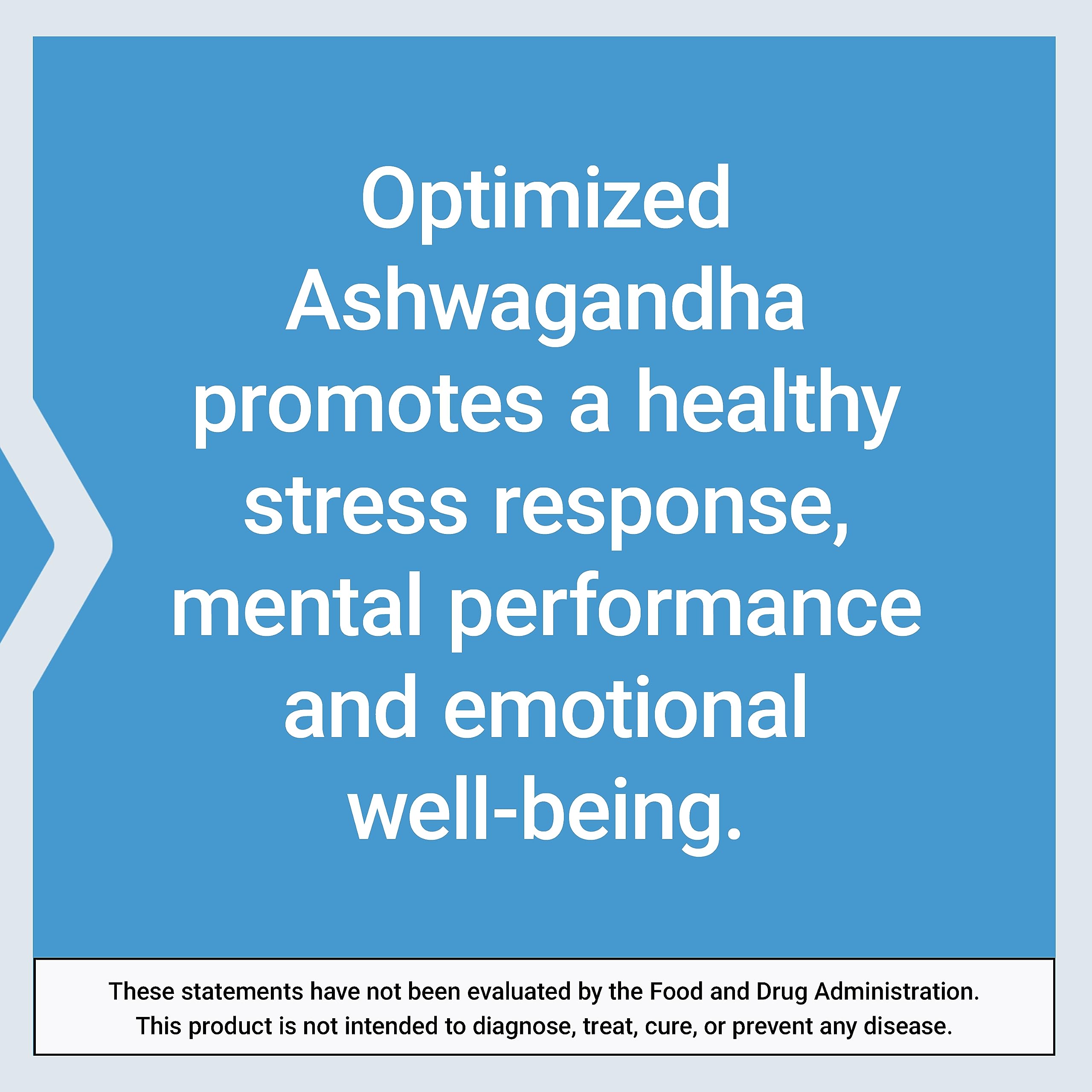 Life Extension Optimized Ashwagandha - Stress Management Supplement for a Healthy Stress Response, Focus, Memory, Stress Relief - Vegetarian, Gluten-Free, Non-GMO, 60 Capsules Life Extension Au supplements