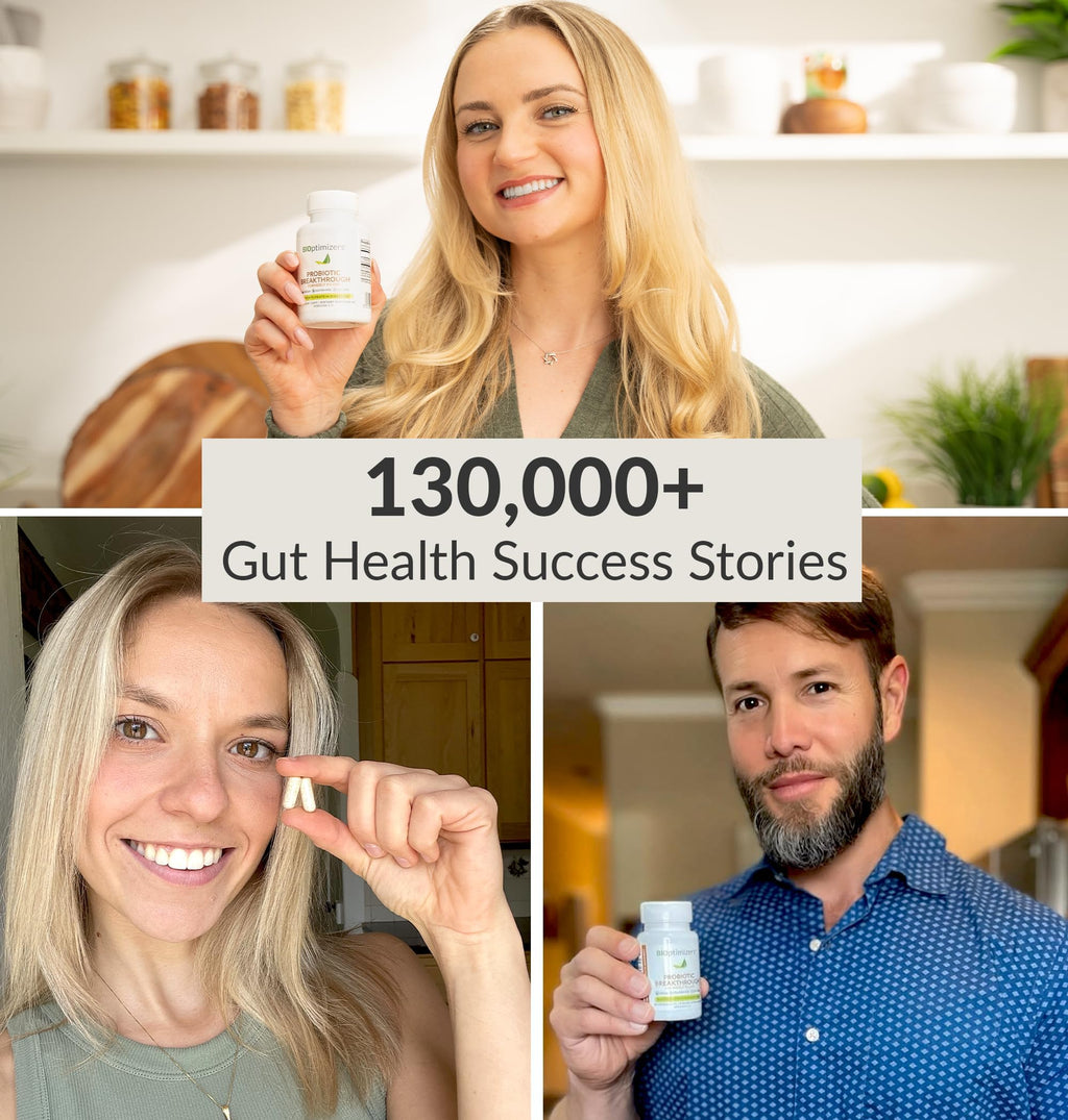 BIOptimizers Probiotic Breakthrough – Lactobacillus Plantarum OM Probiotics & Prebiotics Health Supplement for Gut, Digestive & Immune Support Probiotics for Women Men Elderly– 30 Vegan Capsules BIOptimizers Au supplements