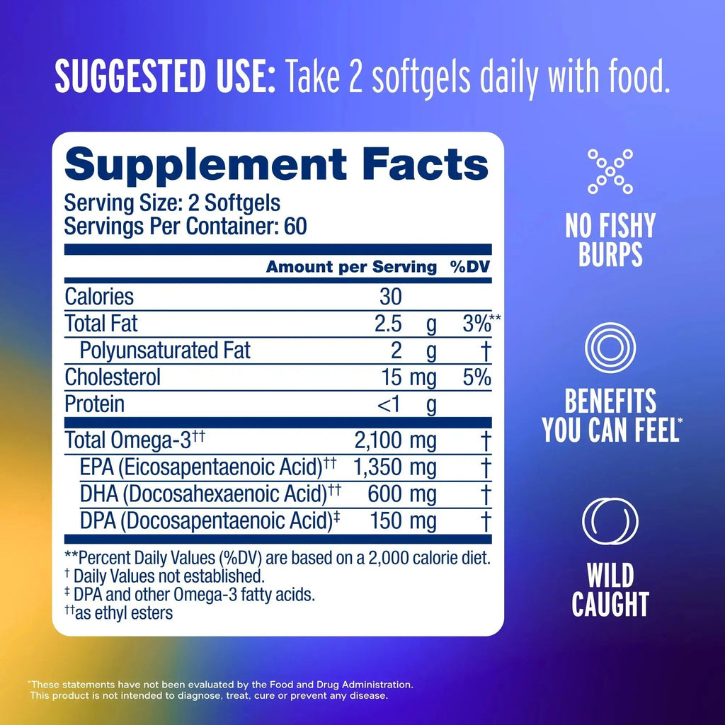 Oceanblue Omega-3 Bundle – 2100 Triple Strength 180ct + Essentials Everyday Omega Minis 60ct – High-Potency EPA, DHA, DPA with Vitamin D3 – Orange Flavor Oceanblue Au supplements