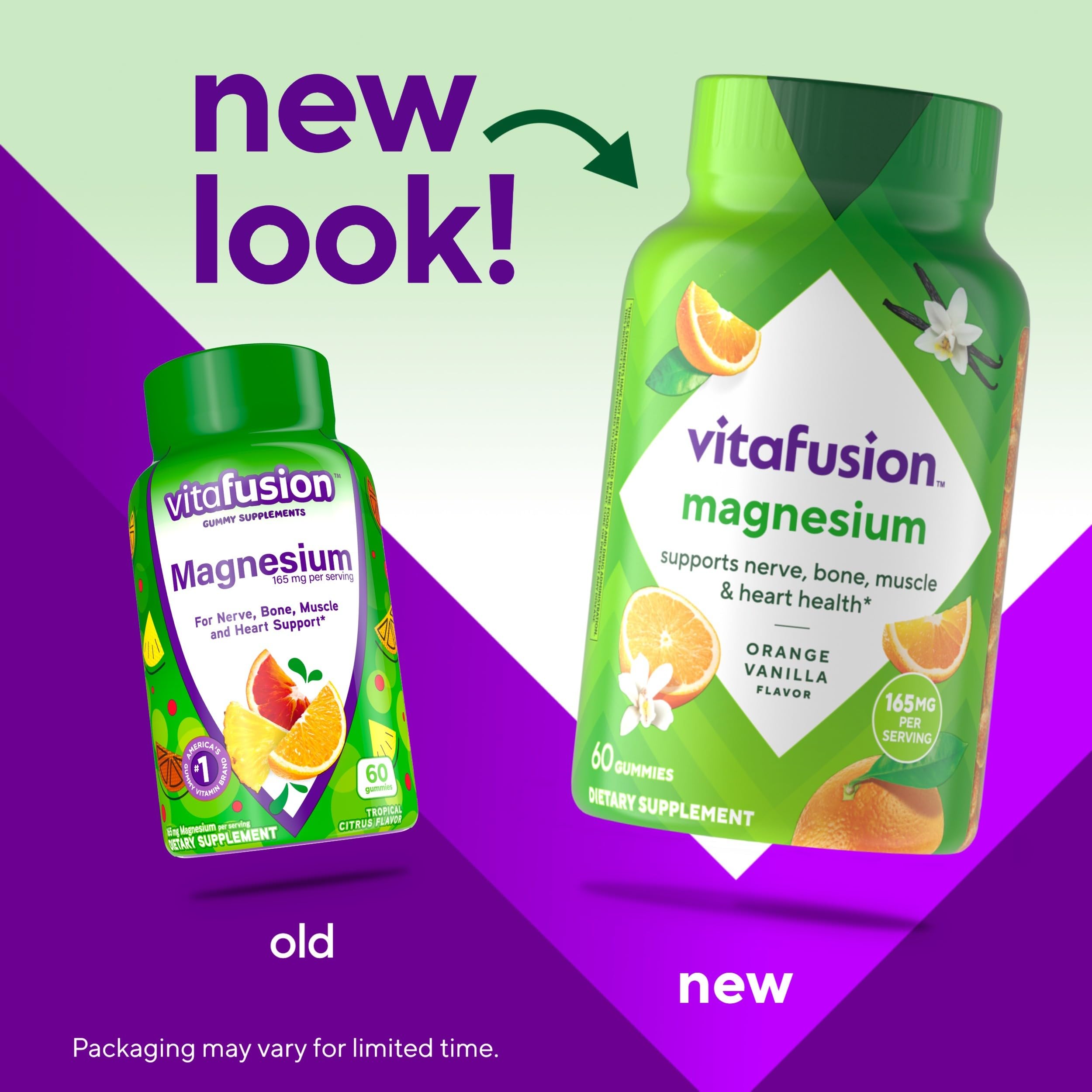 vitafusion Magnesium Gummy Supplement, Bring calm to your vitamin routine, Tropical Citrus Flavor, 60 Gummies Vitafusion Au supplements